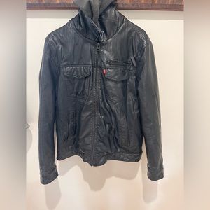 Levi’s Leather Jacket men’s Medium
